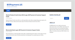 Desktop Screenshot of billpayment.us