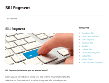 Tablet Screenshot of billpayment.co.in